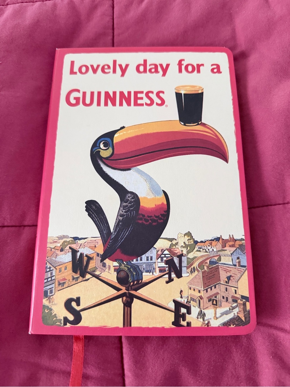Guinness Pink Toucan Journal with Colorful Toucan Art